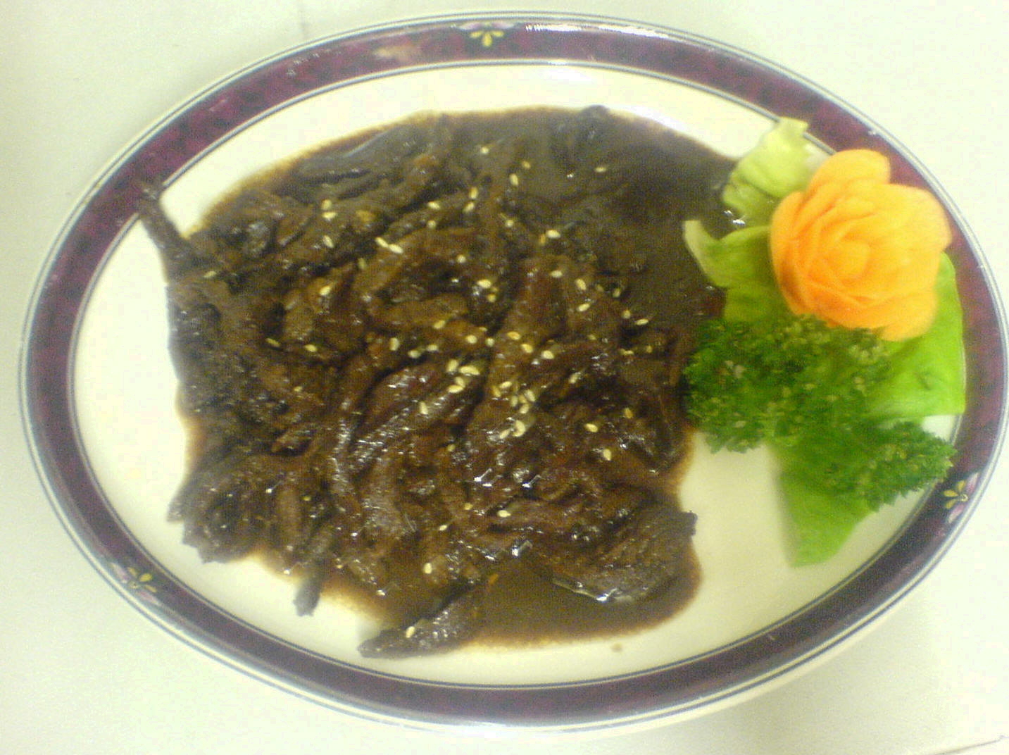 Honey Beef with Sesame Seeds